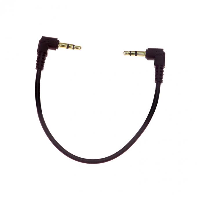 0.2M 1M 2M 3M 10M Ângulo de 90 graus macho a macho 3 polos TRS Jack de áudio estéreo cabo de extensão para fones de ouvido alto-falante de carro 1