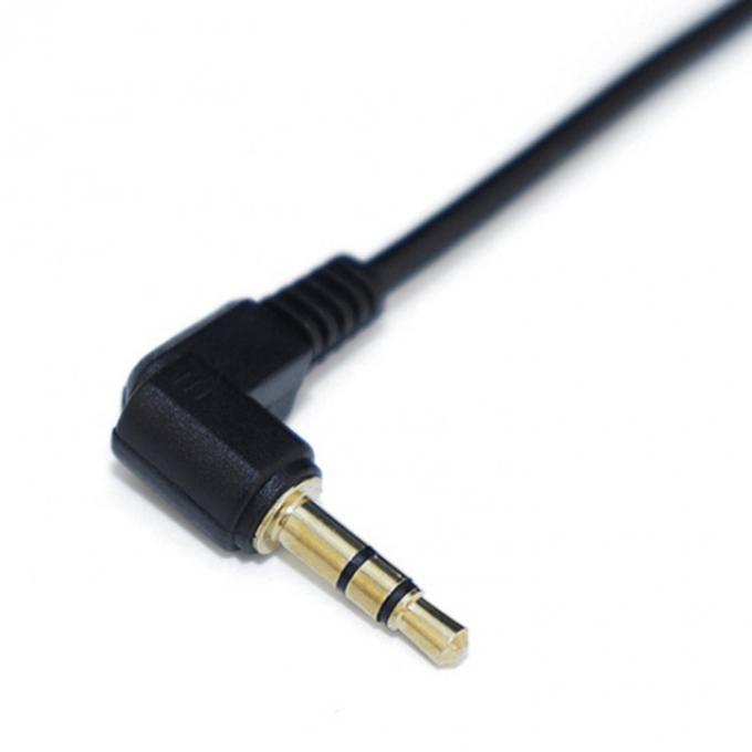 0.2M 1M 2M 3M 10M Ângulo de 90 graus macho a macho 3 polos TRS Jack de áudio estéreo cabo de extensão para fones de ouvido alto-falante de carro 5