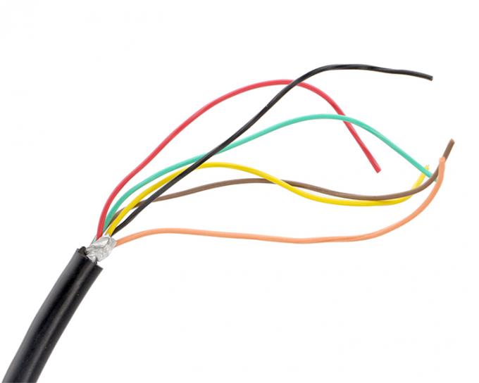 Personalização 6 7 8 PIN MINI DIN para Pigtail Open Tinned Wire Cable 3
