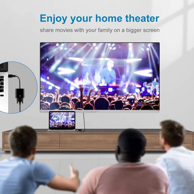 Convertidor de vídeo de multi-exibição USB 3.0 para VGA Adaptador para PC Laptop Monitor Projector HDTV 5