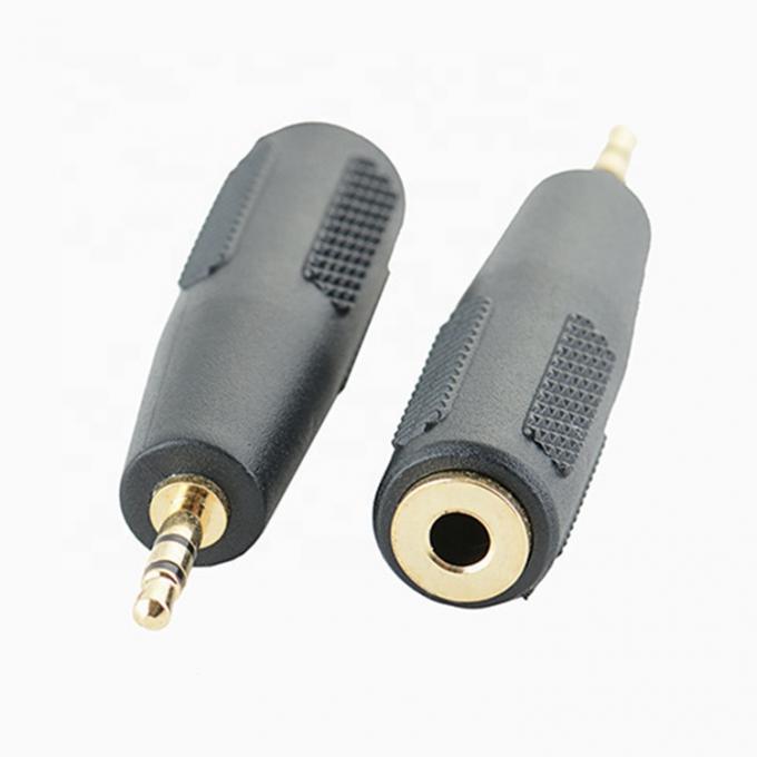 3 Pólos TRS Jack Homem para Mulher 2.5 a 3.5 Adaptador de Áudio 3
