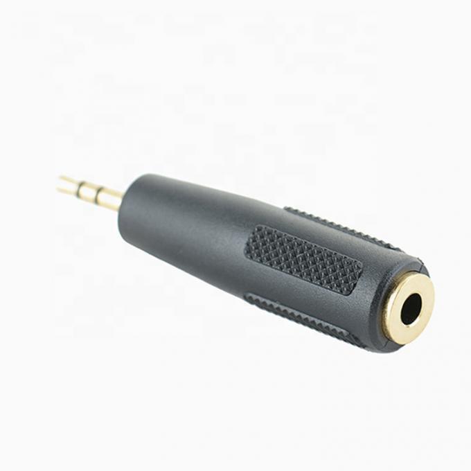 3 Pólos TRS Jack Homem para Mulher 2.5 a 3.5 Adaptador de Áudio 2