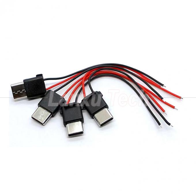 Cable de conector USB tipo C de 2 pines para telefone 0