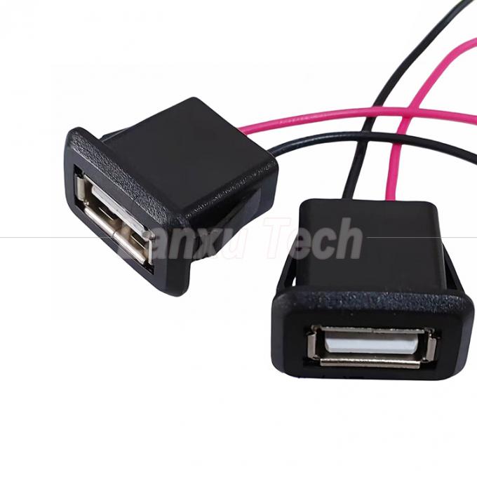 Cable de fio de 2 pines com conector USB tipo A resistente à água para brinquedo de lâmpada LED 2
