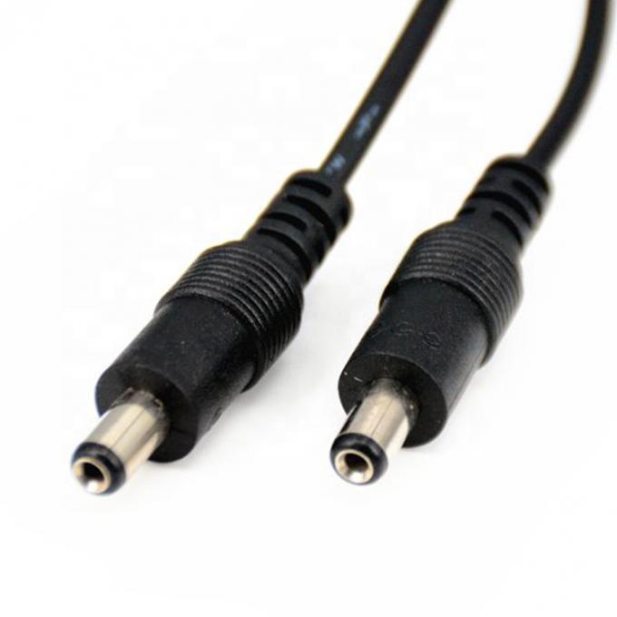 1 a 2 maneiras 1 Fêmea a 2 Homem 5.5x2.1 mm Cable DC Power Supply Splitter para câmera de vigilância de vídeo LED Strip 5