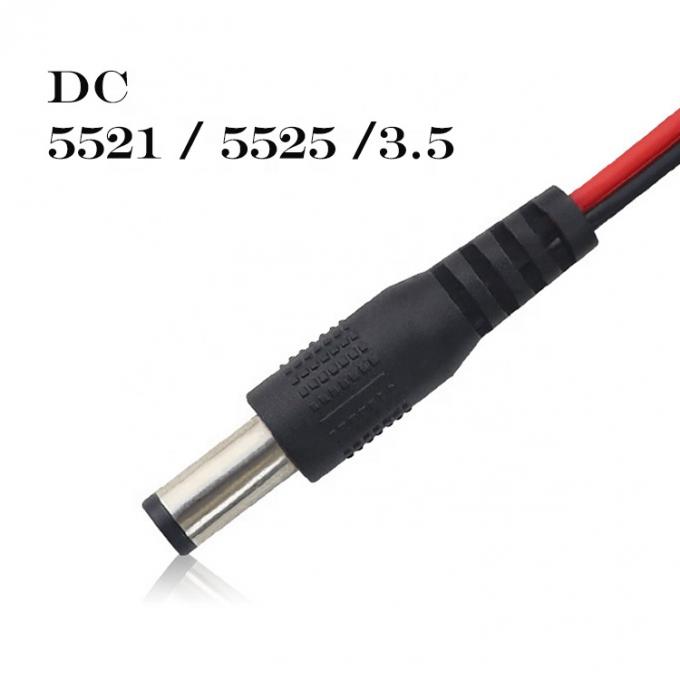 Custom 5521 5525 3.5 Conector DC macho para abrir cabo final de fio nu 2