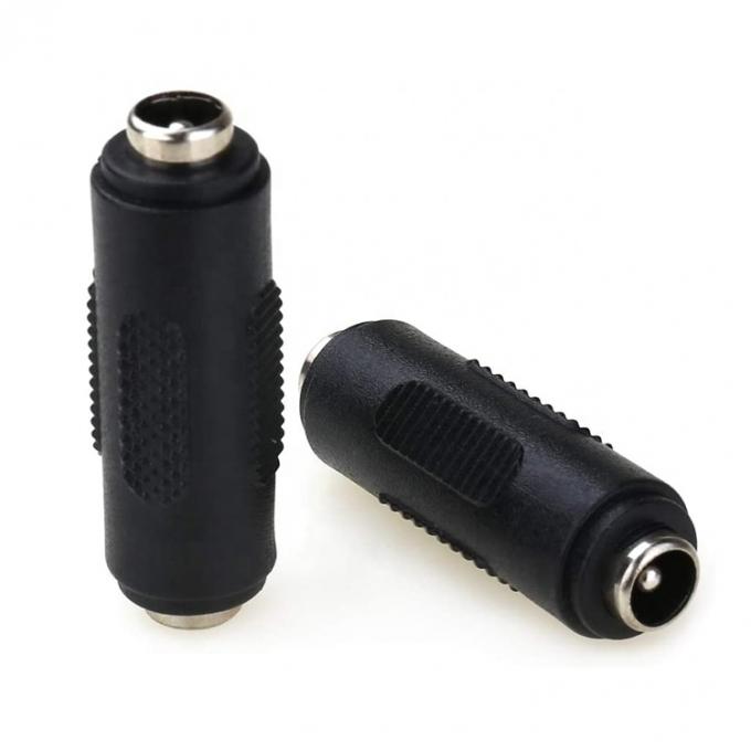 12V 24V 5.5mm X 2.1mm Fêmea para Fêmea DC Jack Socket Power Connector Adaptador para Led Strip Camera CCTV 2