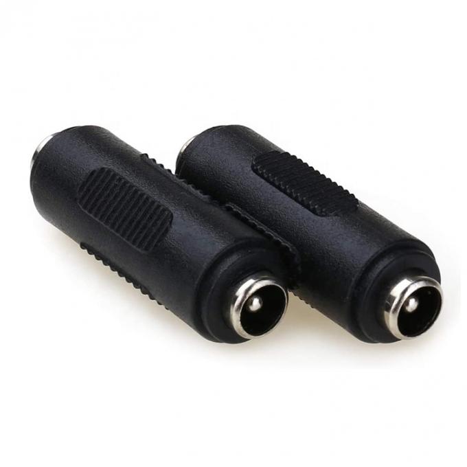 12V 24V 5.5mm X 2.1mm Fêmea para Fêmea DC Jack Socket Power Connector Adaptador para Led Strip Camera CCTV 3