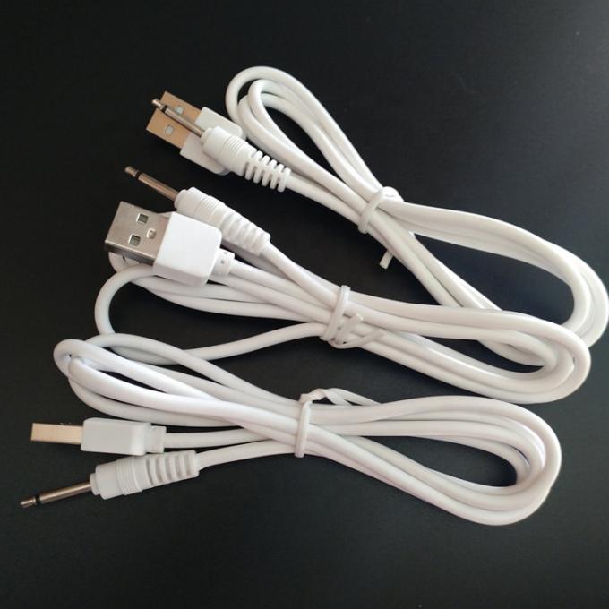 Multi Dimensões USB para 2.5mm DC Jack cabo de carregamento de energia para vibrador 5