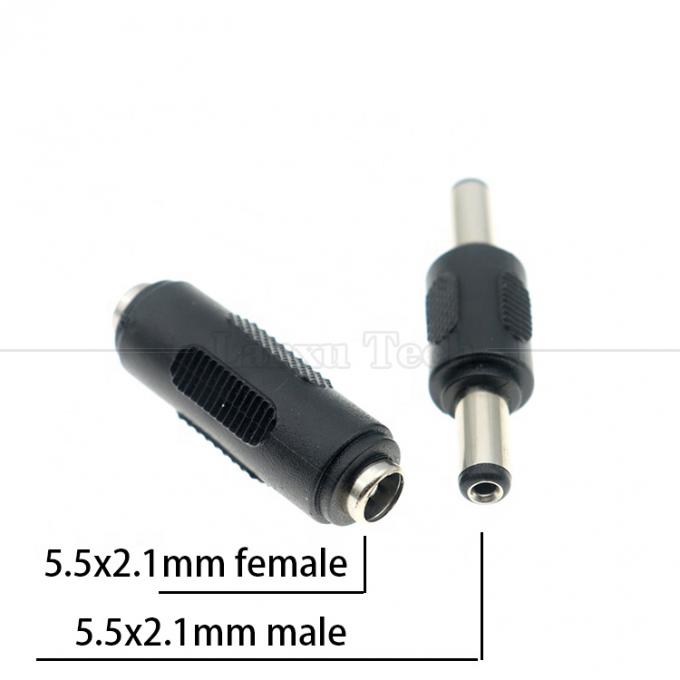 12V 24V Homem Fêmea 2.1mm X 5.5mm DC Barril Jack Power Connector Adaptador para Led Strip CCTV Camera 0