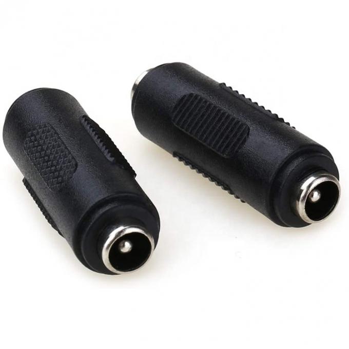 12V 24V 5.5mm X 2.1mm Fêmea para Fêmea DC Jack Socket Power Connector Adaptador para Led Strip Camera CCTV 1