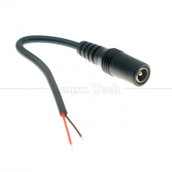 Conector de 5.5x2.1mm para abrir cabo de arame farpado para luz LED 2
