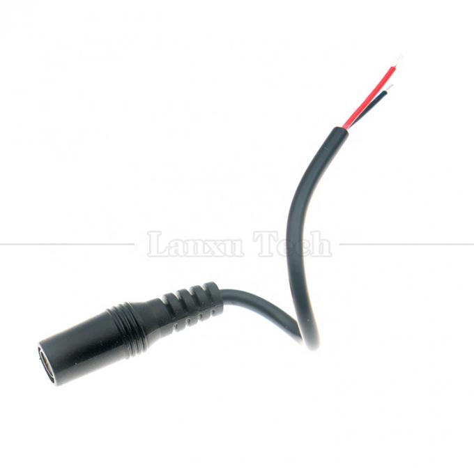 Conector de 5.5x2.1mm para abrir cabo de arame farpado para luz LED 7