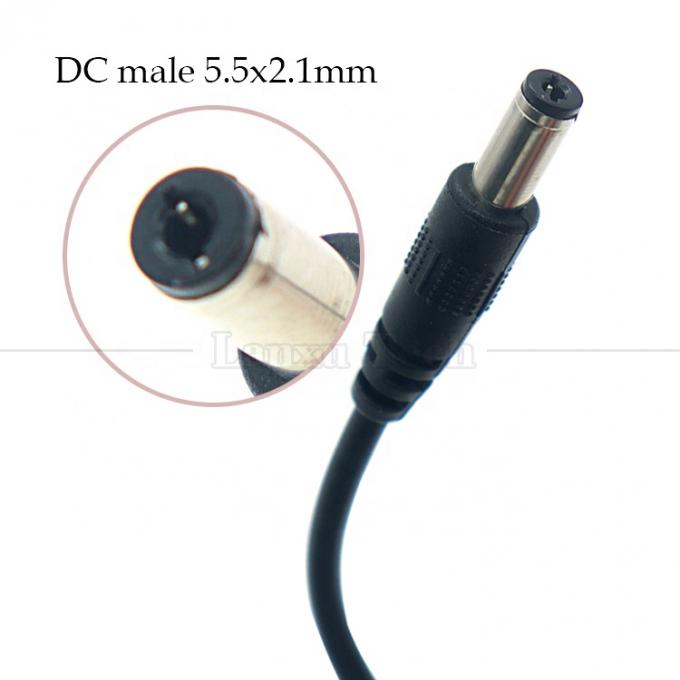 1m 3m 5m 10m 1A 2A 5A USB A macho para DC 5.5x2.1mm 3.5 1.35 4.0 1.7 Barrel Jack Power Charger Cable para câmera de CCTV LED 3