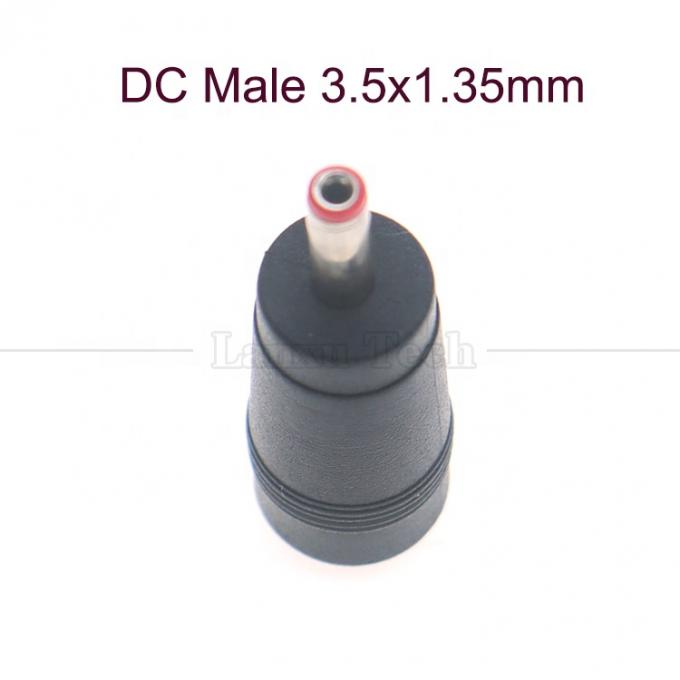 5.5x2.1mm Mulher para 3.5x1.35mm Homem DC Jack Conector Adaptador 2