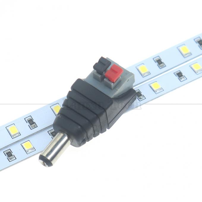 5V 12V Botão de Prensa Sem Soldadura DC 5.5 * 2.1mm Jack de Barril Masculino Feminino para 2p fios Conector de cabo de cabo para câmera de tira LED 3