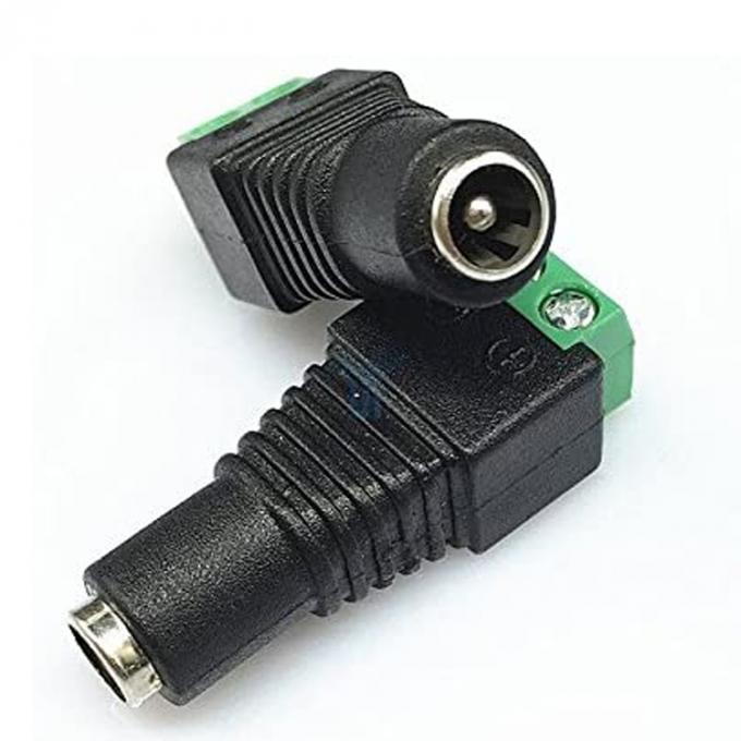 12v sem solda 24v 5.5x2.5mm 5.5x2.1mm Conector de ligação de energia DC feminina Jack Adaptador para câmeras de vigilância de vídeo 3