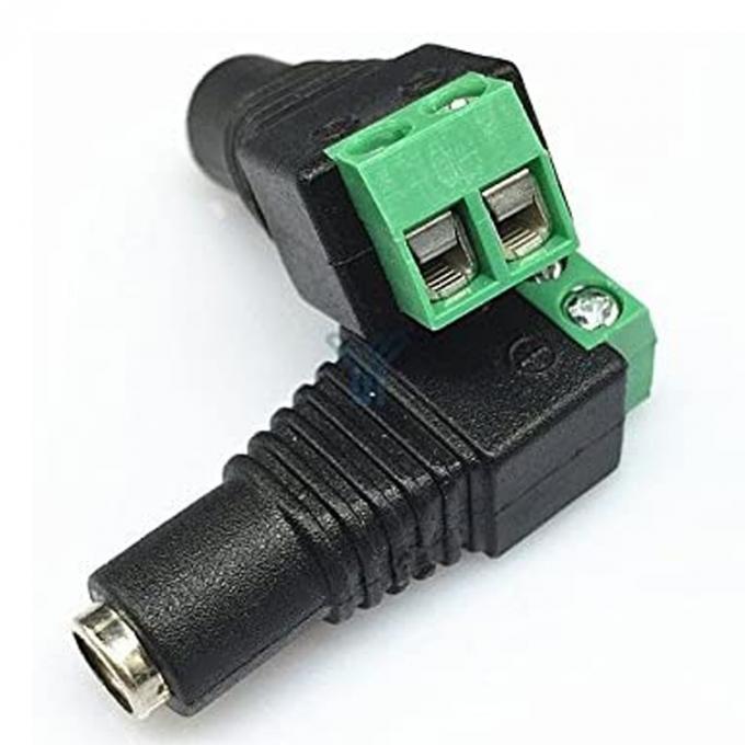 12v sem solda 24v 5.5x2.5mm 5.5x2.1mm Conector de ligação de energia DC feminina Jack Adaptador para câmeras de vigilância de vídeo 2