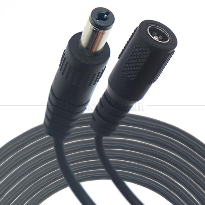 Customizado 16AWG 18 20 22 24 26 28 AWG Homem para Homem 5.5x2.1mm 5.5x2.5mm 3.5x1.35mm 12V DC Plug Power Supply Extension Cable para CCTV 2