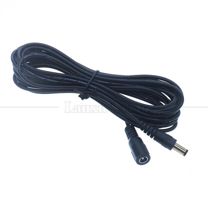 Customizado 16AWG 18 20 22 24 26 28 AWG Homem para Homem 5.5x2.1mm 5.5x2.5mm 3.5x1.35mm 12V DC Plug Power Supply Extension Cable para CCTV 5