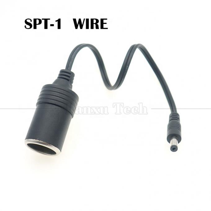 120W 12V 10A Cigarro de Carro Incandescente Fêmea Socket para DC Macho 5.5mm x 2.1mm cabo de carregador de energia 1