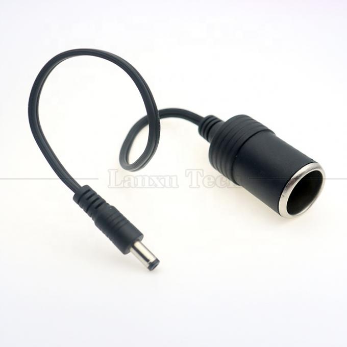 120W 12V 10A Cigarro de Carro Incandescente Fêmea Socket para DC Macho 5.5mm x 2.1mm cabo de carregador de energia 4