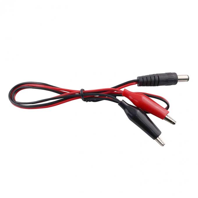 30cm DC Barril Jack 5.5x2.1mm macho Fêmea para Dual Alligator Clips Fornecimento de energia Cable DC para câmera de CCTV 4