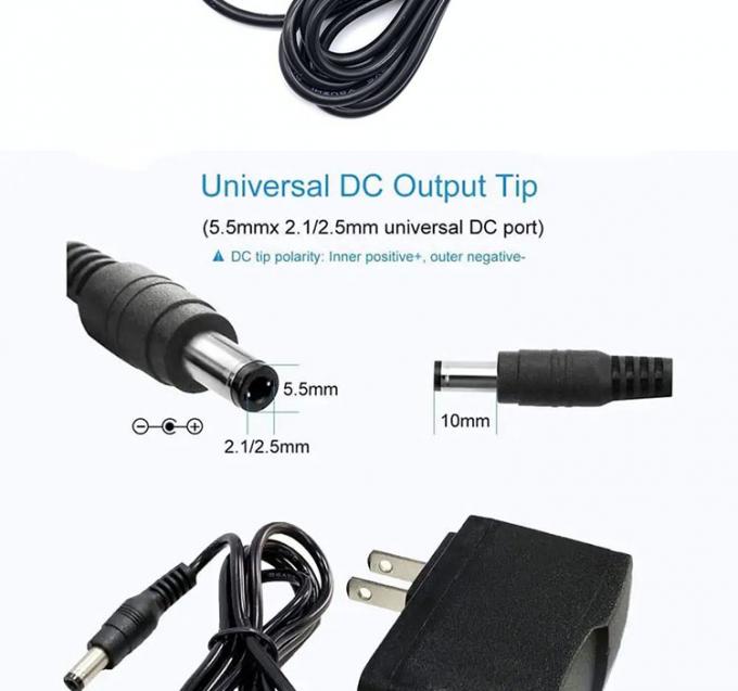 EUA UE Reino Unido AU AC Plug 12v 500mA 1A 2A DC Adaptador de energia do carregador para bateria LED 1