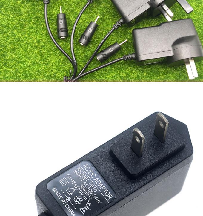 EUA UE Reino Unido AU Plug AC para 5V 9V 12V DC 5.5x2.1mm 2.5 Jack Adaptador de alimentação 2