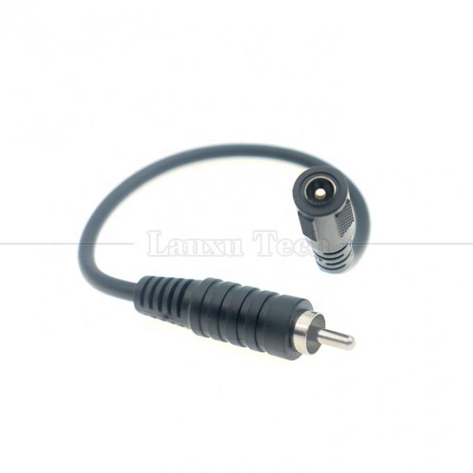 RCA Homem para DC 5.5x2.5mm 5.5x2.1mm Fêmea Plug Barrel Jack 12V DC Pedal Power Cable 3