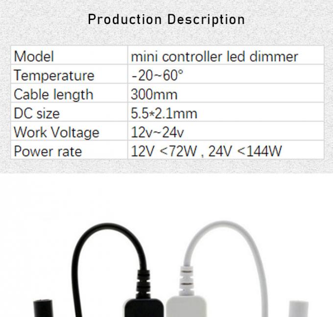 12v 24v Controlador de toque Homem para Mulher DC 5.5x2.1mm desligado Interruptor de dimmers para luzes de banda LED 0