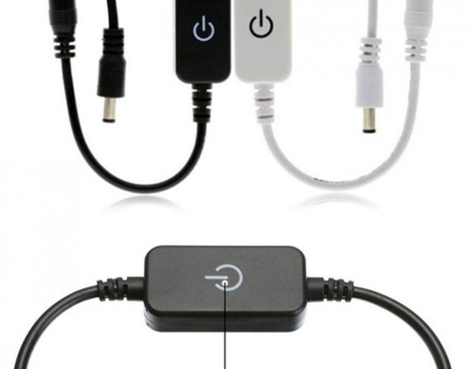 12v 24v Controlador de toque Homem para Mulher DC 5.5x2.1mm desligado Interruptor de dimmers para luzes de banda LED 1