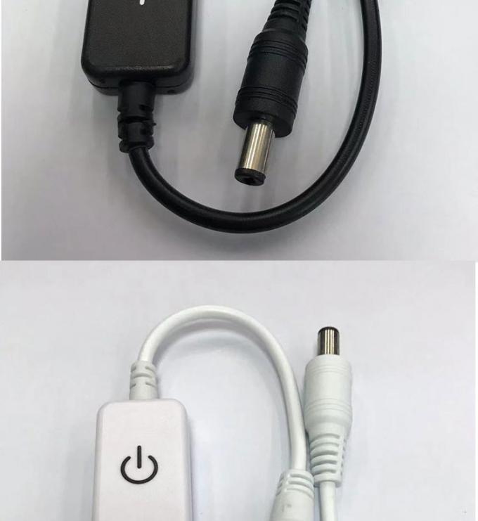 12v 24v Controlador de toque Homem para Mulher DC 5.5x2.1mm desligado Interruptor de dimmers para luzes de banda LED 4