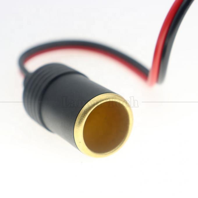 12V 24V 20A Cooper puro DC Cigarro de carro Ligador Fêmea Socket Plug Adaptador de energia cabo de extensão 3