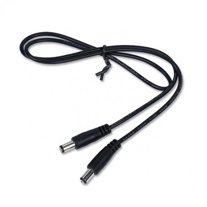 OEM 1M 3M 12V 5V macho para macho 2 núcleos 5.5X2.5mm 5.5X2.1mm 1.35x3.5mm cabo de alimentação DC 4