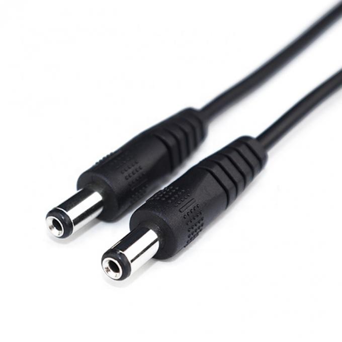 OEM 1M 3M 12V 5V macho para macho 2 núcleos 5.5X2.5mm 5.5X2.1mm 1.35x3.5mm cabo de alimentação DC 2