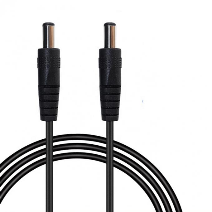 OEM 1M 3M 12V 5V macho para macho 2 núcleos 5.5X2.5mm 5.5X2.1mm 1.35x3.5mm cabo de alimentação DC 1