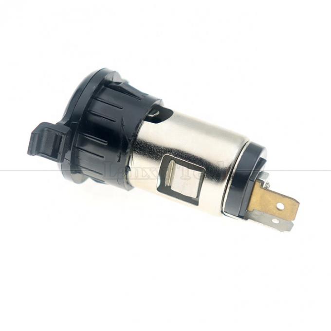 12v 24v Gap Waterproof Cigarette Car Lighter Female Socket Power Charger Adaptador para Motocicleta 5