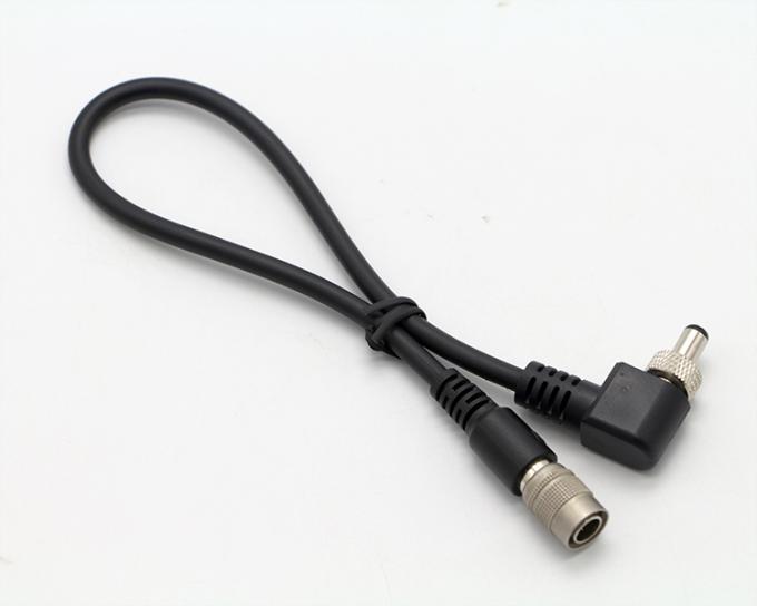 OEM parafusos de bloqueio 90 graus ângulo direito 5V 12V homem para mulher 5.5x2.1mm 5.5X2.5mm DC cabo de alimentação 6