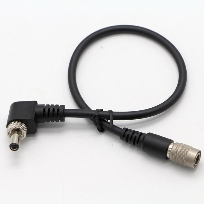 OEM parafusos de bloqueio 90 graus ângulo direito 5V 12V homem para mulher 5.5x2.1mm 5.5X2.5mm DC cabo de alimentação 4