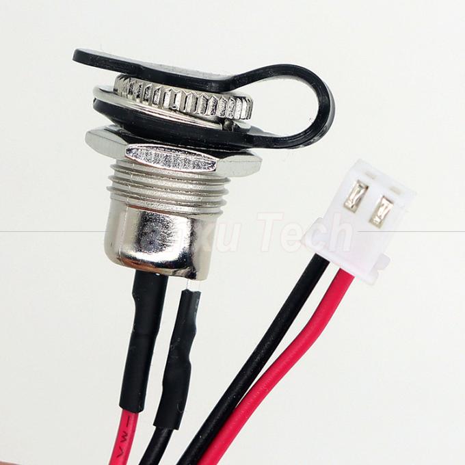 Conector DC feminina à prova d'água 5.5x2.1mm 5.5x2.5mm Jack DC099 a XH2.54 PH SH VH 3