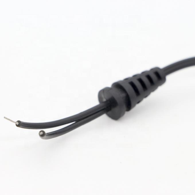 Barril de entrada de alimentação em corrente contínua Jack 2.1x5.5mm macho Fêmea para abrir Pigtail SR DC Power Cable 4