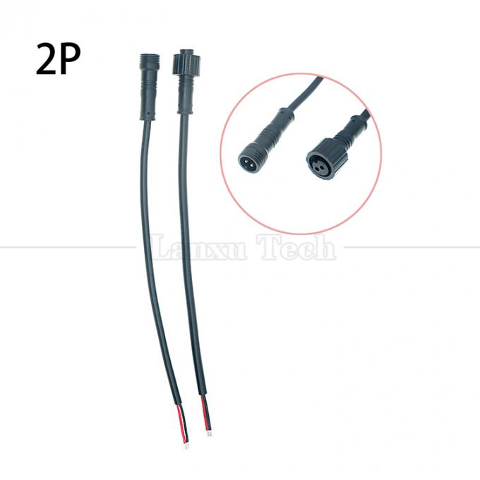 Cabos de montagem M12 de pin 2 3 4 5 6 7 8 para LED 2