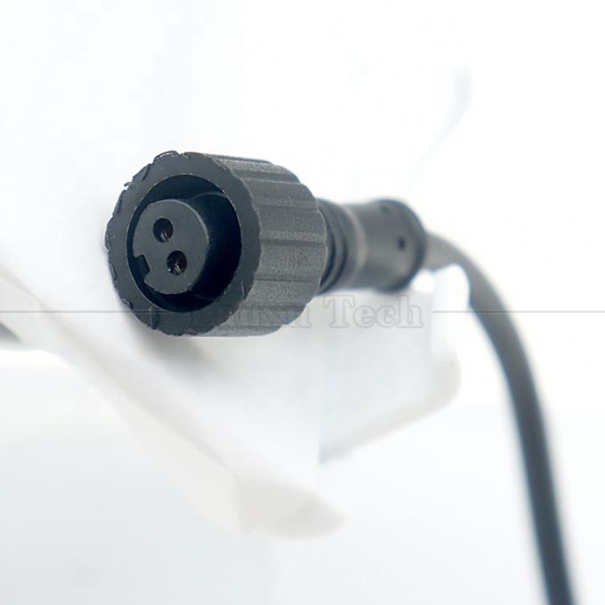 Personalização IP67 IP68 impermeável M12 2pin 3 pin 4pin M12 DC para abrir fios nus cabo final para luz LED 4