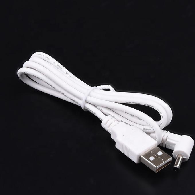 Ângulo de 90 graus personalizado 1m USB para DC macho 3.5x1.35mm cabo de extensão de energia 1