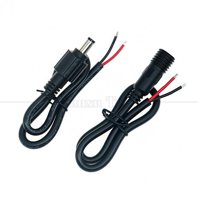 Impermeável IP68 IP67 Homem para Mulher 5.5X2.1mm 5.5x2.5mm 3.5x1.35mm Jack DC Power Extension Cable 0