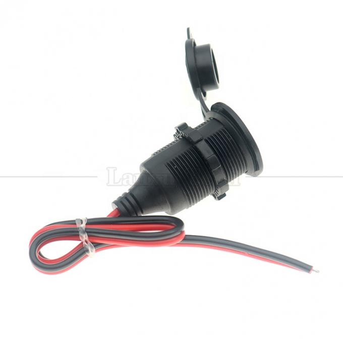 12V 24V 16AWG DC resistente à água Cigarette Lighter Female Socket Plug Power Adapter Extension Cable 4