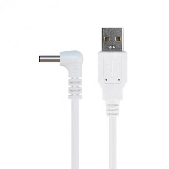 Branco Preto Ângulo de 90 graus 5.5x2.1mm 5.5x2.5mm 1.35x3.5mm USB para cabo de alimentação DC 3