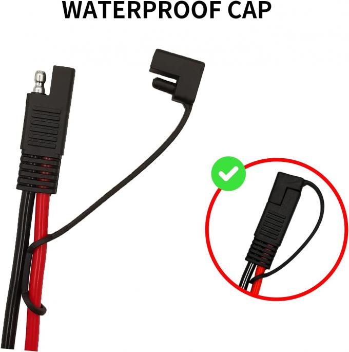 10AWG SAE para o adaptador de painel solar cabo de extensão RV painel solar conector cabo para RV caravana painéis solares bateria carga 4