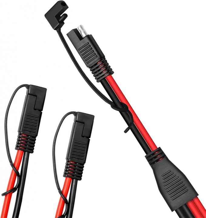 14AWG SAE DC Power Automotive Connector Cable Y Splitter 1 a 2 SAE Extension Cable para RV Caravan Painéis solares Carregamento da bateria 2